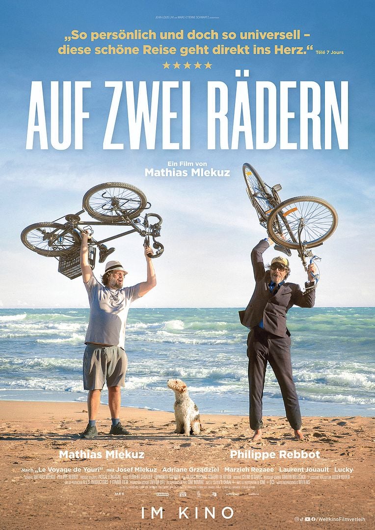 Filmposter Auf zwei Rädern